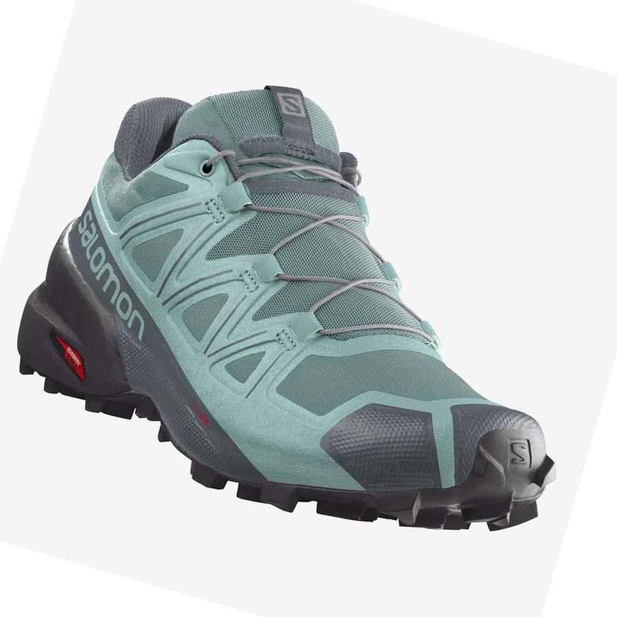 Salomon SPEEDCROSS 5 Kadın Patika Koşu Ayakkabısı Yeşil | TR 2743SGL